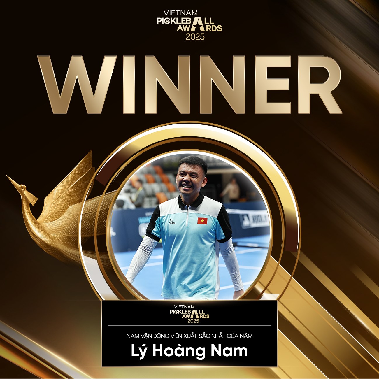 Nam vận động viên xuất sắc nhất của năm Lý Hoàng Nam